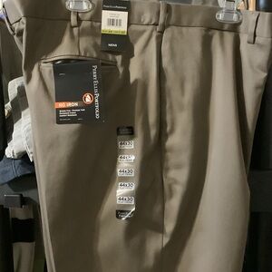 Perry‎ Ellis Men's No Iron Dress Pants, color sandstone, 44/30